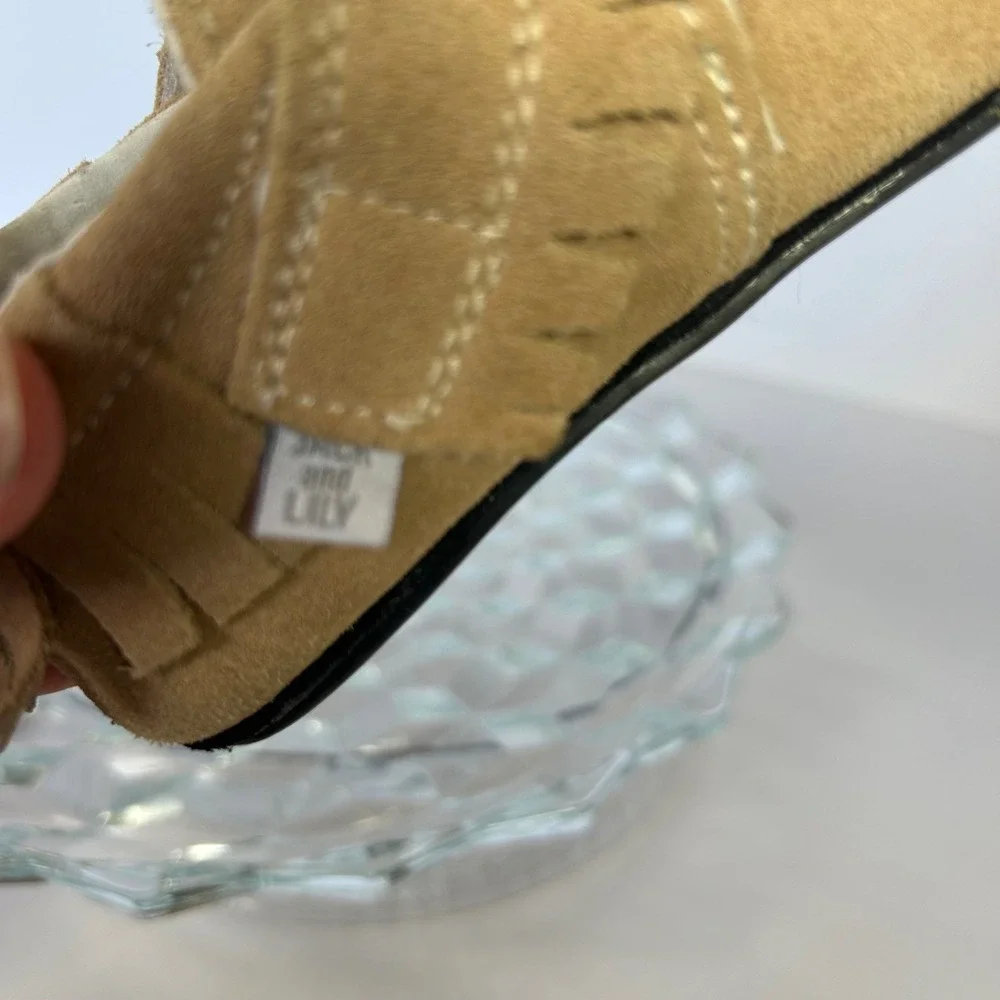 JACK &‎ LILY Baby Moccasins My Mocs Tan Fringe Shoes